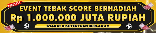 EVENT TEBAK SKOR BERHADIAH 1 JUTA RUPIAH